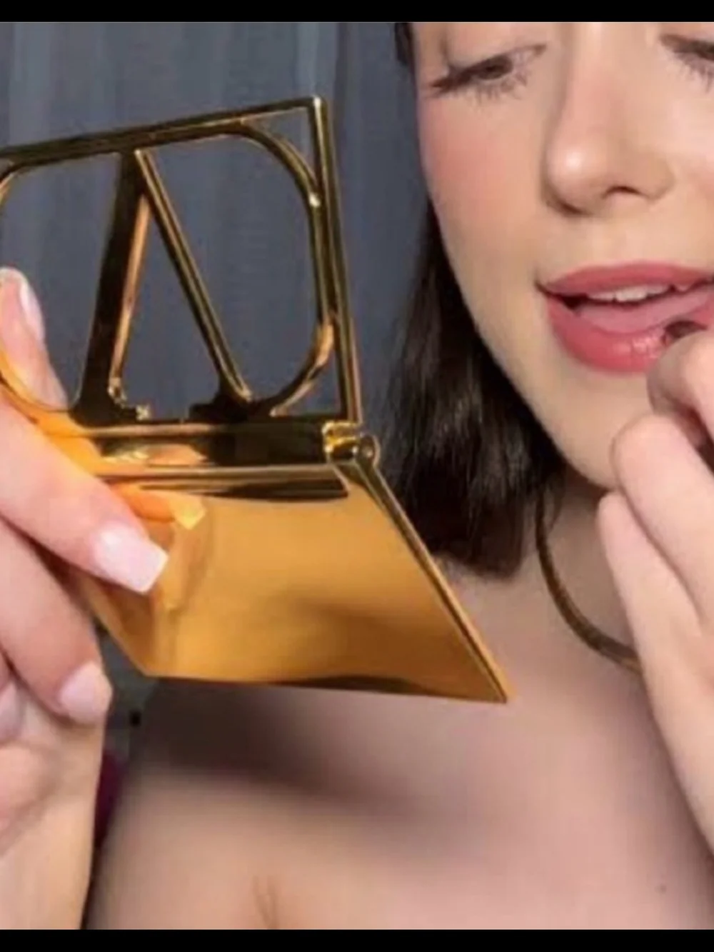 Valentino Gold & Silver Compact Mirror